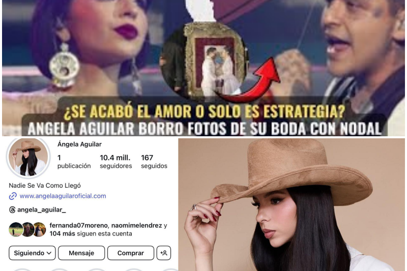 El Borrado del Amor: Ángela Aguilar Elimina Todo Rastro de su Boda con Christian Nodal en una Drástica Decisión que Paraliza al Mundo Entero