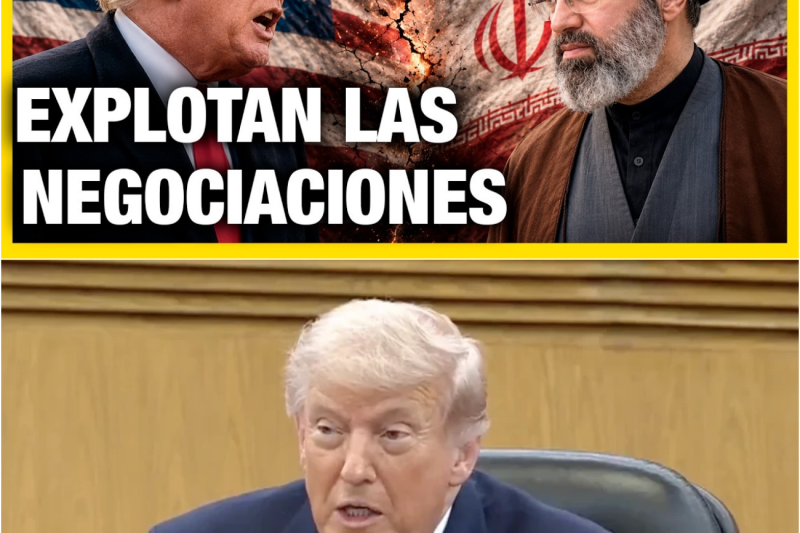 EXPLOTAN LAS NEGOCIACIONES DE TRUMP VS IRAN! TODO SE DESPLOMA
