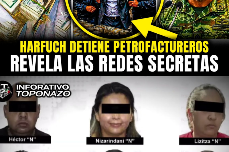 HARFUCH DETIENE a PETROFACTUREROS y REVELA RED de 8 EMPRESAS MAFIOSAS