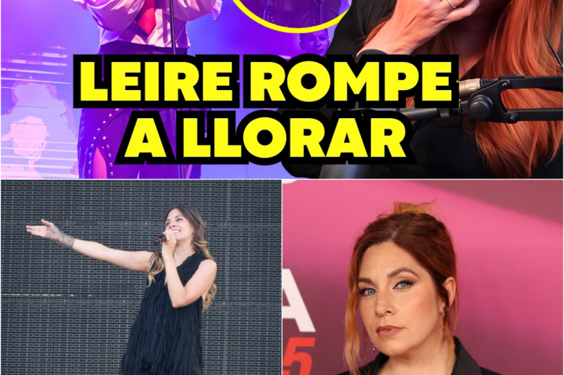 El desgarrador llanto de Leire Martínez en el escenario: La verdad de un adiós tras el regreso de Amaia Montero y 17 años de historia