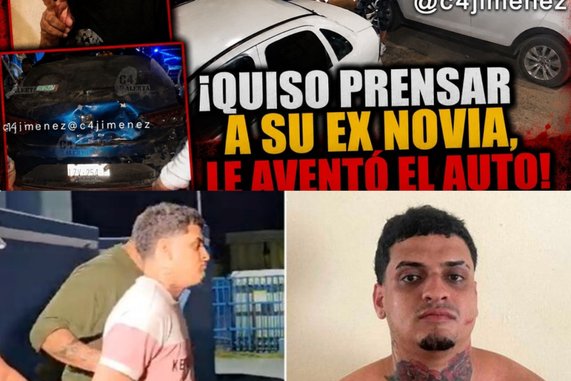 Terror en Nezahualcóyotl: Brandon Mendoza Flores intenta prensar a su exnovia con su vehículo y huye ante la negligencia policial