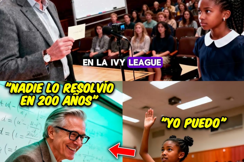 Profesores Dijeron Que Era Insoluble Por 200 Años, Chica Negra Levantó La Mano.