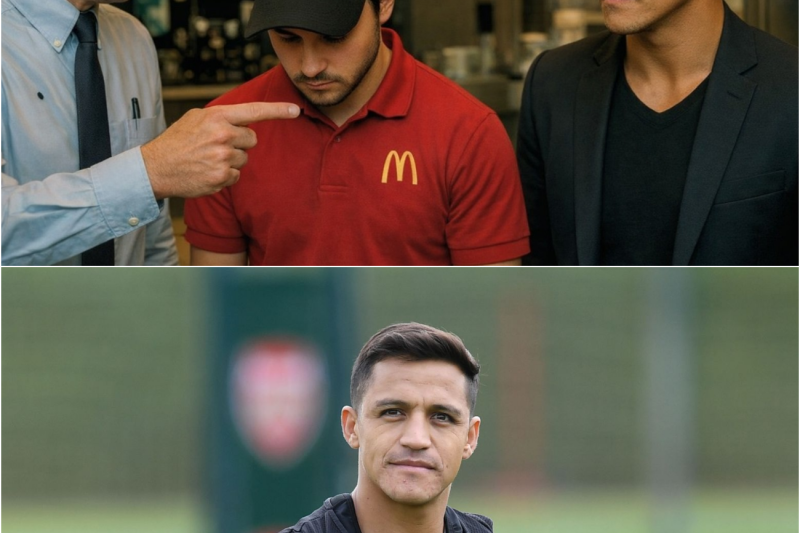 Empleado de McDonald’s despedido por darle comida gratis a Alexis Sánchez–¡Lo que hace es increíble!