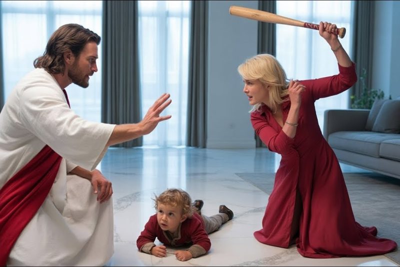 A STEPMOTHER SHOUTS, “YOU SHOULD BE DEAD LIKE YOUR FATHER!” JESUS ​​STOPS THE CANE