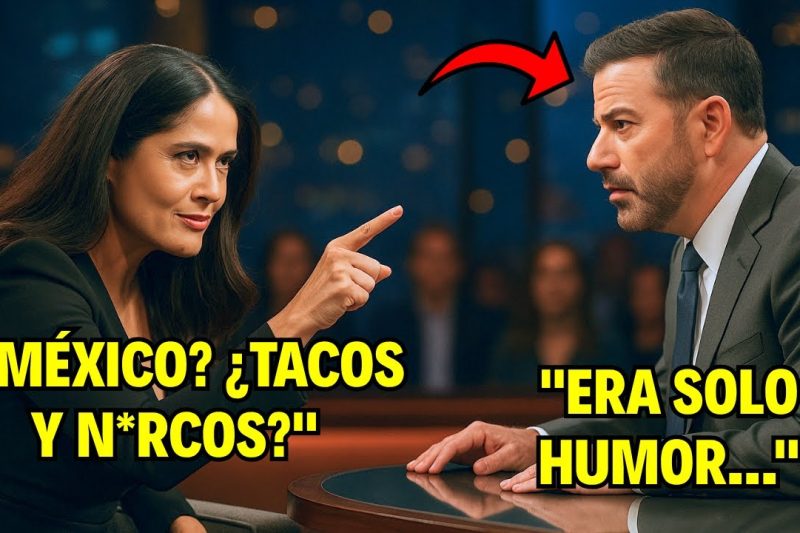 Jimmy Kimmel insulted Mexico… Salma Hayek’s response left him speechless