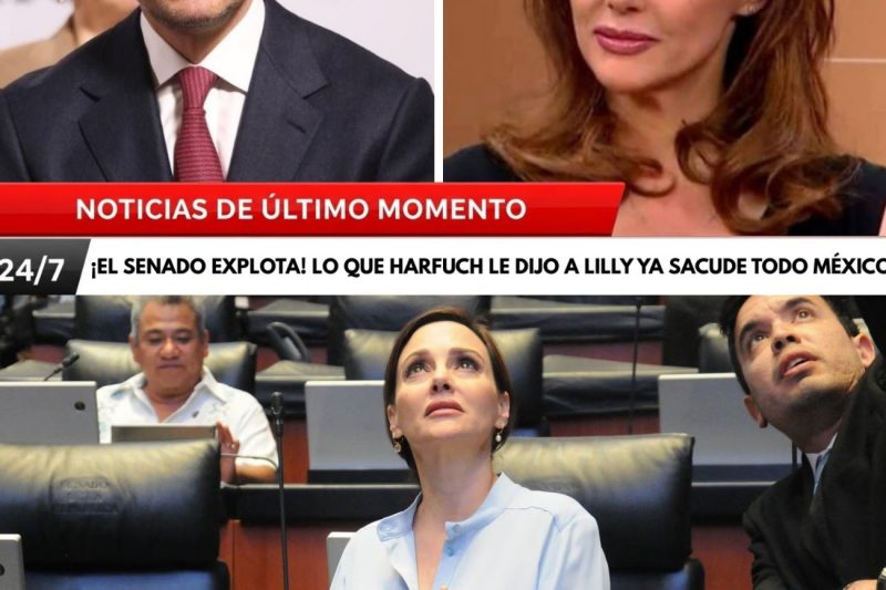 ¡Lilly Téllez exige la renuncia de Harfuch en vivo… y él la deja sin palabras en segundos!