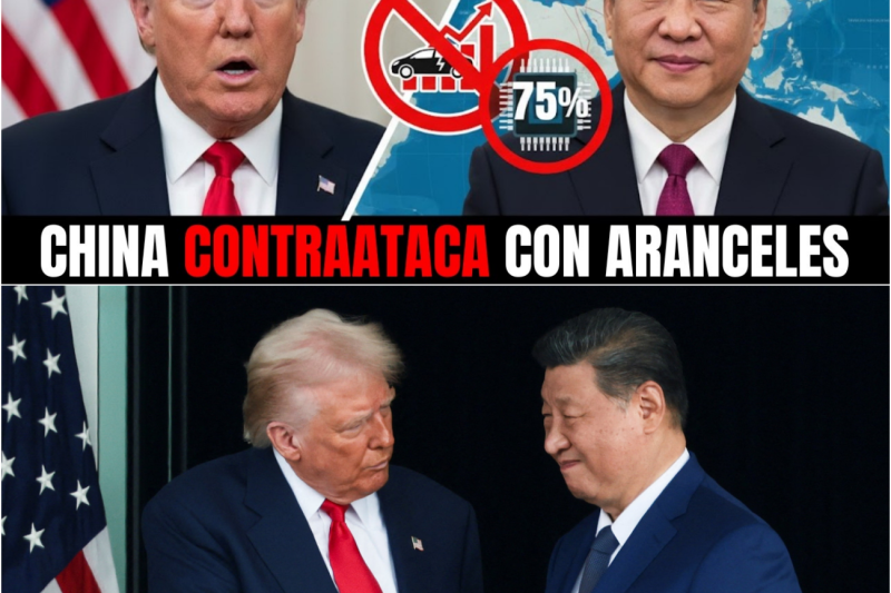 China Contraataca Con Aranceles del 75%: Golpe a EE. UU. y Escala la Guerra de Vehículos Eléctricos