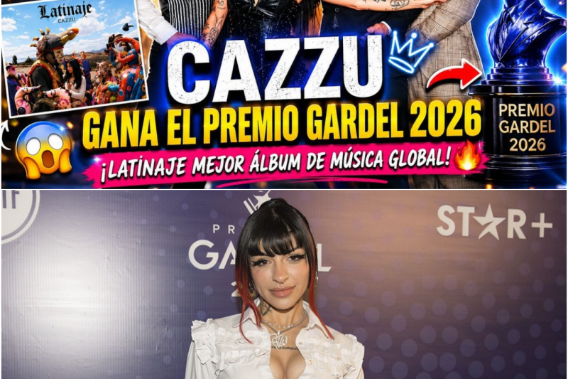El triunfo de la resiliencia: Cazzu hace historia en los Premios Gardel con su álbum Latinaje y consolida su reinado musical
