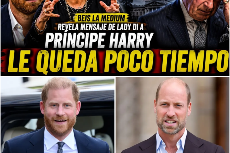 Un impactante mensaje espiritual de la princesa Diana hacia el príncipe Harry estremece a la corona británica ante el declive de la salud del rey Carlos