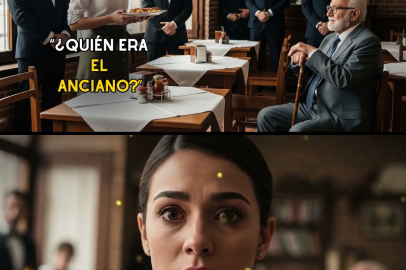NADIE SABÍA QUIÉN ERA EL ANCIANO QUE LA CAMARERA AYUDABA… HASTA QUE LLEGARON SUS ABOGADOS