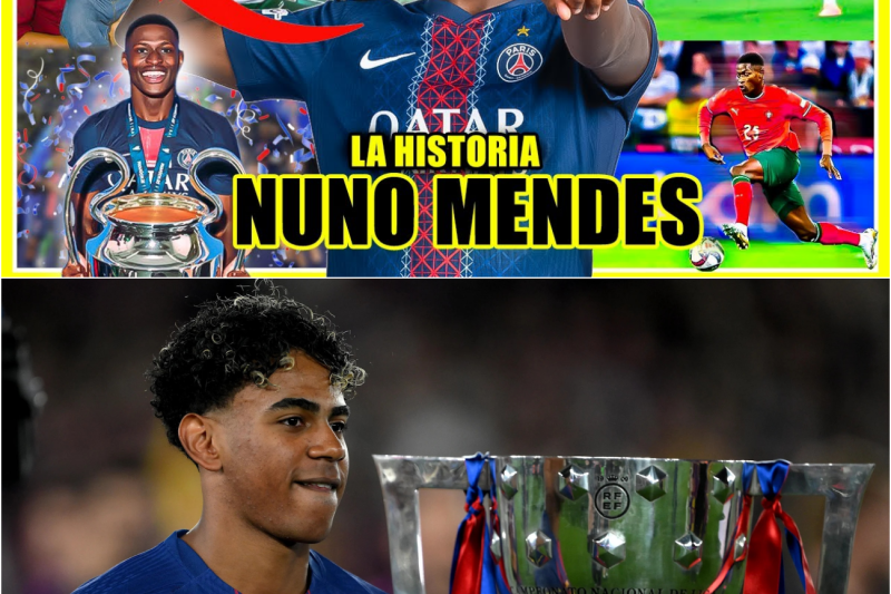 EL ÚNICO HOMBRE QUE PUDO PARAR A LAMINE YAMAL | 🇵🇹Nuno Mendes La Historia
