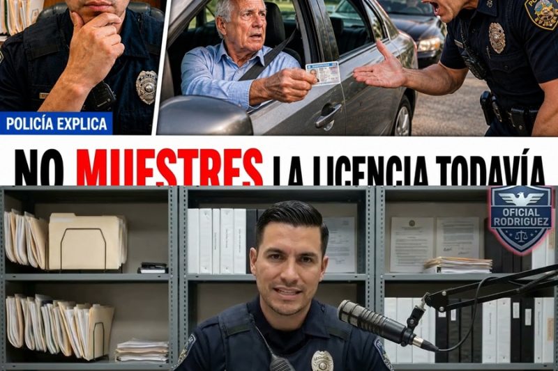 Oficial Advierte: Nunca muestre su licencia a la policía hasta que haga ESTA ÚNICA pregunta.a