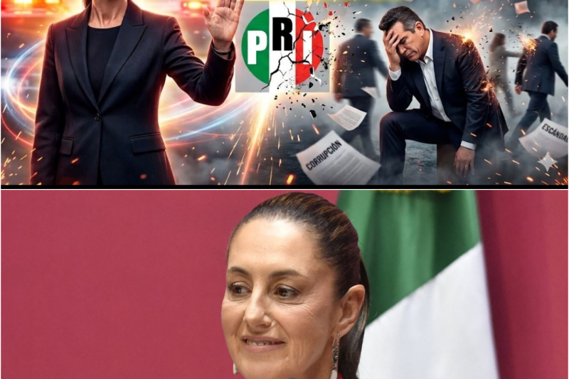 Sheinbaum humilla al PRI: Alito Moreno pierde a sus “chayoteros” y queda solo.