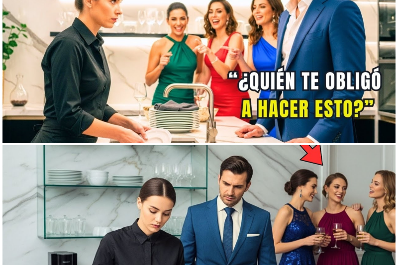 La Forzaron A Fregar Platos En La Gala Sin Saber Que Su Esposo Millonario Era El Dueño Del Palacio