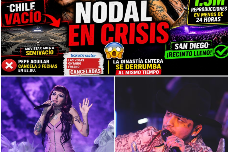 El Colapso de un Imperio: Christian Nodal Pierde su Nombre y la Dinastía Aguilar se Hunde Mientras Cazzu Arrasa con Números Históricos