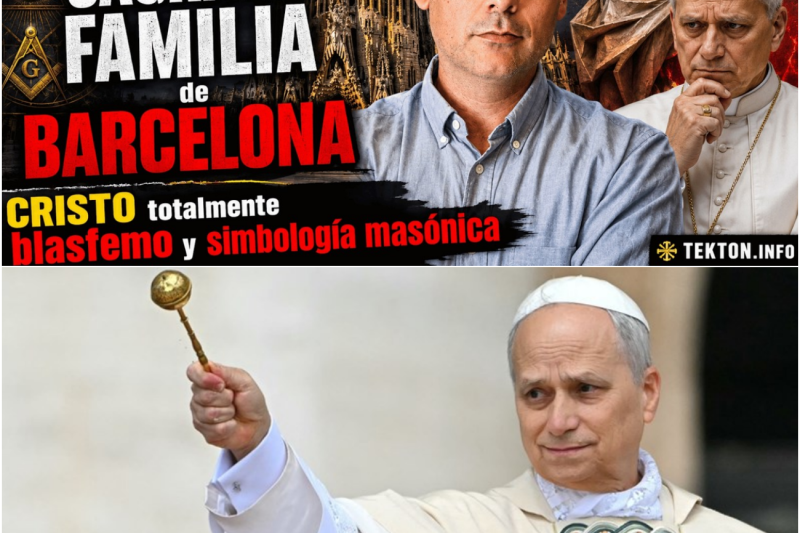 La histórica visita del Papa León XIV a la Sagrada Familia de Barcelona reaviva la fuerte polémica por la presunta infiltración de simbología masónica en el templo