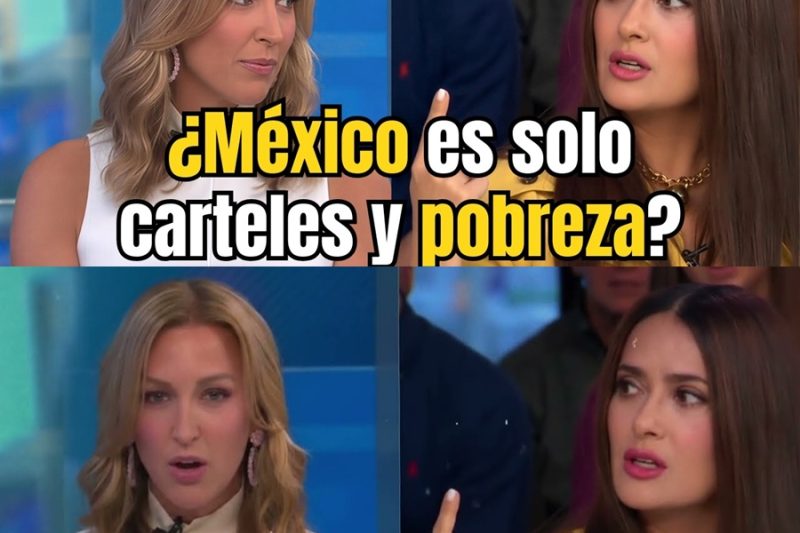 Periodista ATACA a México en VIVO — Salma Hayek le da la LECCIÓN de su VIDA A