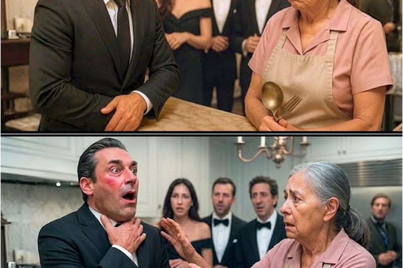 “TENGO 3 DOCTORADOS” — SUSURRÓ LA COCINERA… EL MILLONARIO SE RÍE, PERO QUEDA SIN PALABRAS.