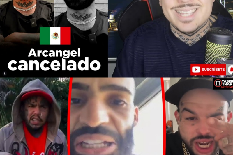 6IX9INE LE TIRA A ARCANGEL: ARCANGEL EN PROBLEMAS! CANCELADO EN MEXICO POR APOYAR LA COLONIZACION