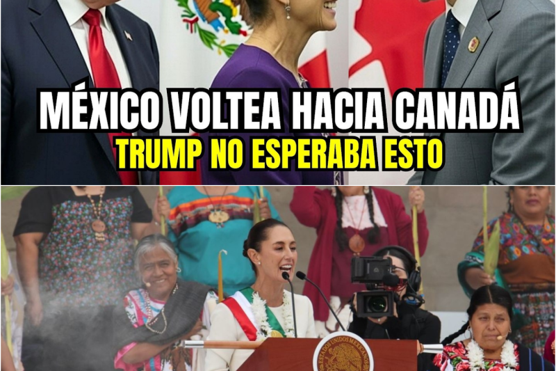 🇲🇽🍁 SHEINBAUM acuerda con CANADÁ y deja a TRUMP fuera de juego