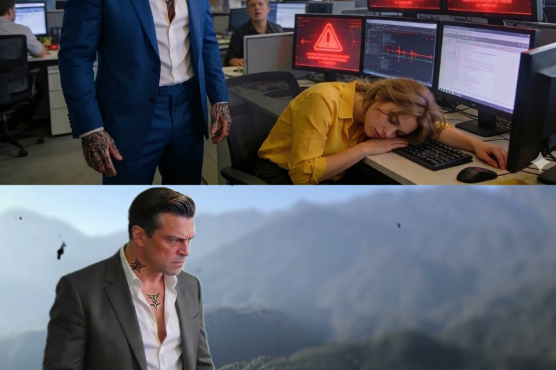 El Jefe Mafioso la Despidió por Quedarse Dormida — No Sabía que Había Luchado Contra Hackers Durante