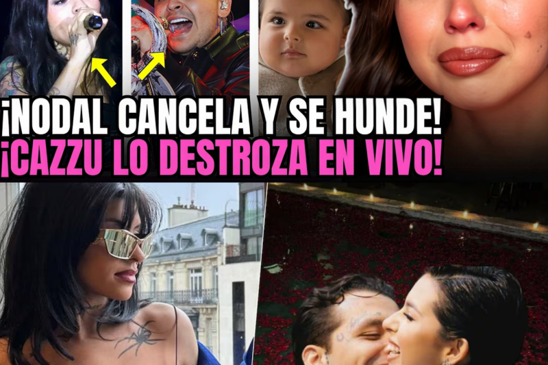 ¡ÁNGELA AGUILAR HUMILLADA EN VIVO! ¡NODAL CANCELA TODO Y CAZZU LO DESTROZA SIN PIEDAD! 