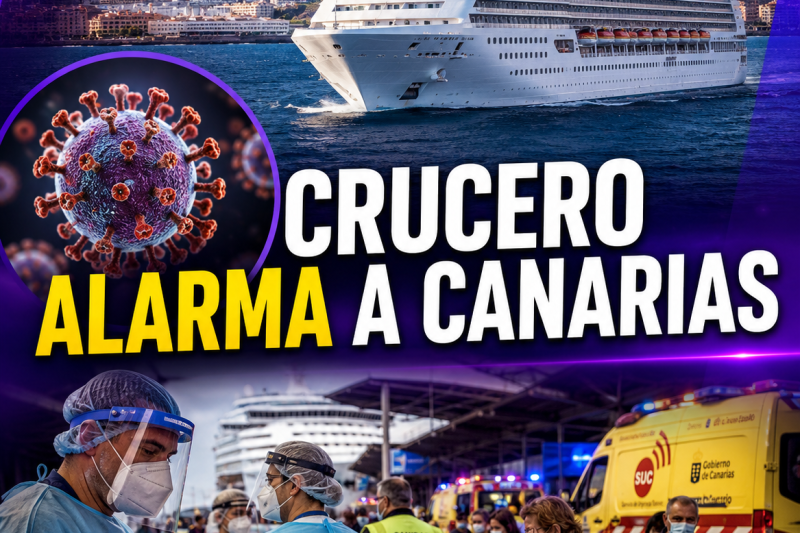 Emergencia en el Atlántico: Crucero con brote de Hantavirus genera alerta máxima en Tenerife y las Islas Canarias