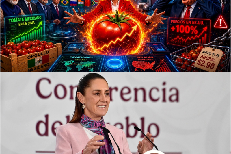 ¡SE LE REVIRTIÓ A TRUMP! Su arancel al tomate mexicano DISPARA 100% los precios en EE.UU…