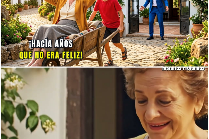 LA MADRE DEL MILLONARIO VIVÍA TRISTE Y SOLA DESDE HACE AÑOS… HASTA QUE UN NIÑO CAMBIÓ SU VIDA
