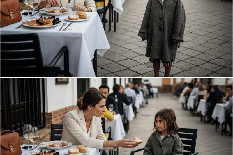 Chica Sin Hogar Le Pregunta a una Millonaria: “¿Puedo Comer Sus Sobras?” — Y Ella Cambia Todo
