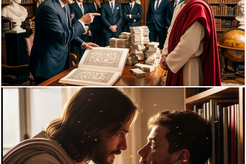 “TE DOY 500 MILLONES SI DESCIFRAS ESTE CÓDIGO DA VINCI” — EL MILLONARIO SE RIÓ, PERO ERA JESÚS…