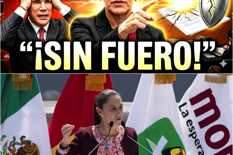 Sheinbaum y México avanzan para quitarle el fuero al líder del PRI.¡Alito Moreno en pánico!