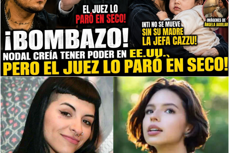 La caída de las máscaras: El polémico encuentro de Nodal con su hija y la crisis que sacude su matrimonio con Ángela Aguilar