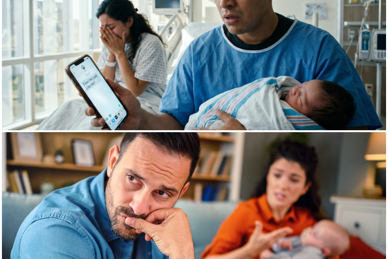 ¡SOSTENIENDO A MI HIJO RECIÉN NACIDO… DESCUBRÍ UN MENSAJE QUE DESTRUYÓ MI MATRIMONIO! 😨💔