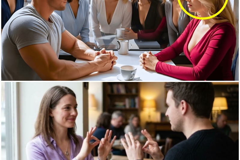 Me citaron con una chica sorda por burla—¡Se impactaron al verme usar señas!