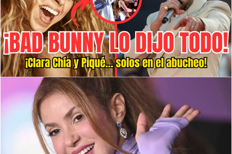 Terremoto en la industria musical: Bad Bunny rompe el silencio en pleno concierto para defender a Shakira y desata un abucheo masivo contra Piqué