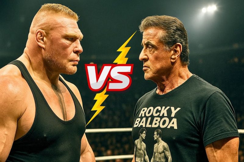 De la Ficción a la Realidad: El Impactante Encuentro entre Brock Lesnar y Sylvester Stallone que Redefine la WWE