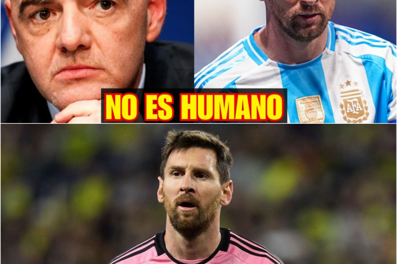 LA FIFA LO CONFIRMA: LO DE MESSI YA NO ES HUMANO