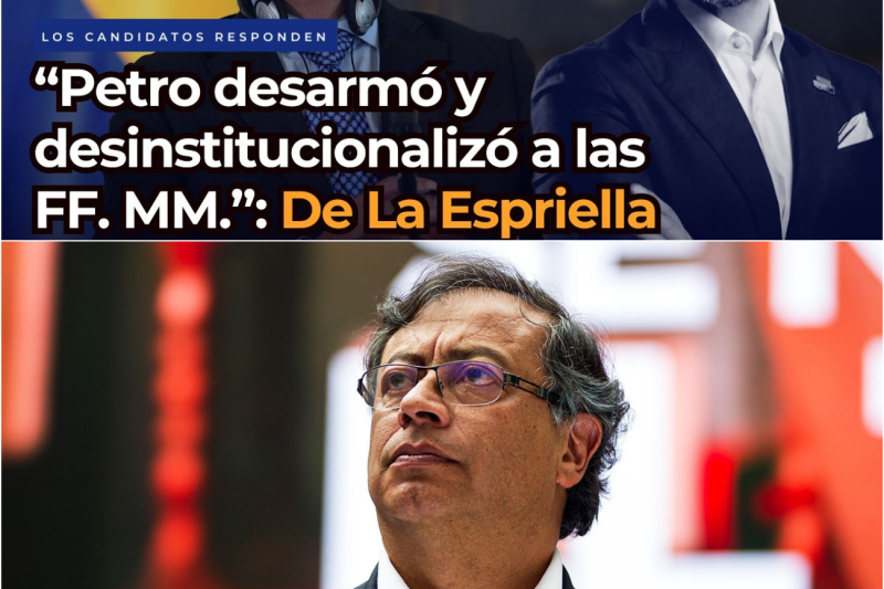Crudo diagnóstico de Abelardo De La Espriella sobre el gobierno del presidente Gustavo Petro