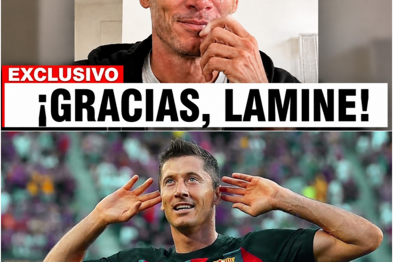 El emotivo adiós de Robert Lewandowski en el Camp Nou: una noche de lágrimas, homenajes y el conmovedor gesto de Lamine Yamal