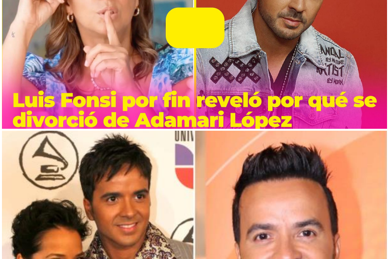 La Verdad Oculta Detrás del Divorcio: Luis Fonsi Rompe el Silencio Sobre Su Ruptura con Adamari López en Medio del Cáncer