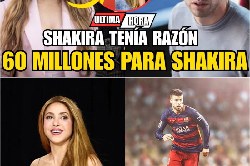 ¡Victoria histórica y devastadora! La Audiencia Nacional falla a favor de Shakira y ordena a Hacienda devolverle 60 millones de euros por una persecución “temeraria”
