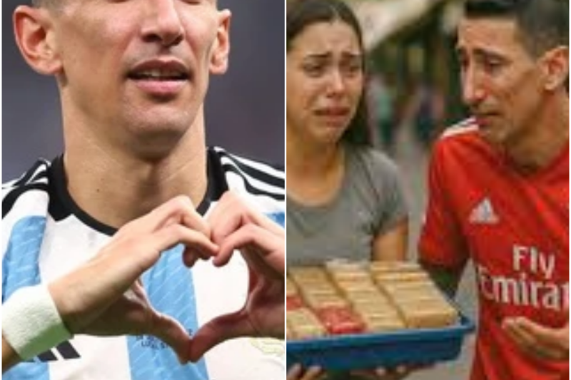 El Encuentro que Detuvo el Tiempo: Cómo Ángel Di María Cambió la Vida de una Vendedora de Dulces en el Estadio