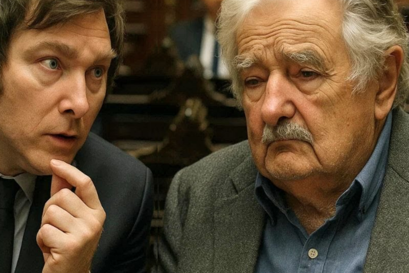 Javier Milei pregunta a José Mujica: “Por qué regalas tu dinero?” — Su reacción SILENCIA al Congreso