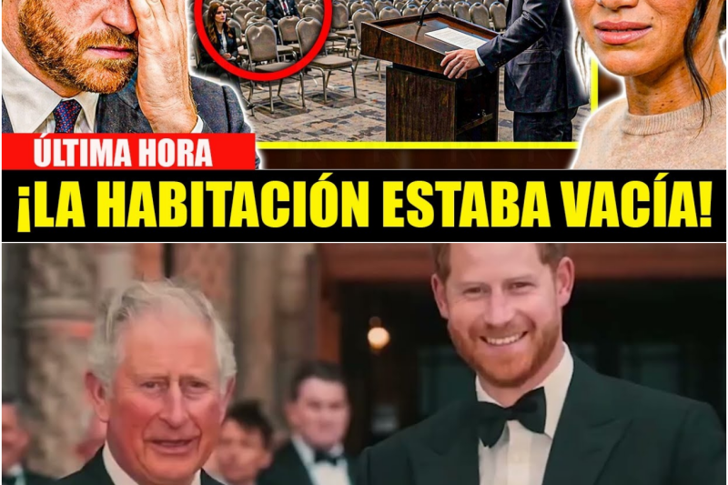 Harry queda en ridículo al no haber público para su discurso de 50.000 dólares: ¡un fracaso rotundo!