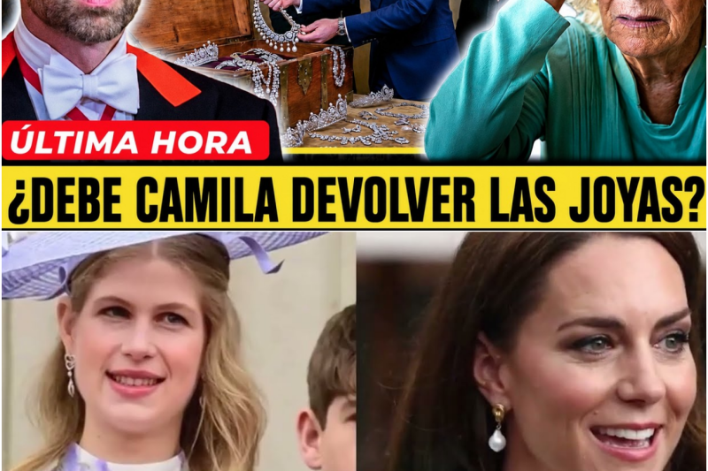 El implacable mecanismo legal que despojará a la reina Camilla de las joyas reales sin que el príncipe William pronuncie una palabra