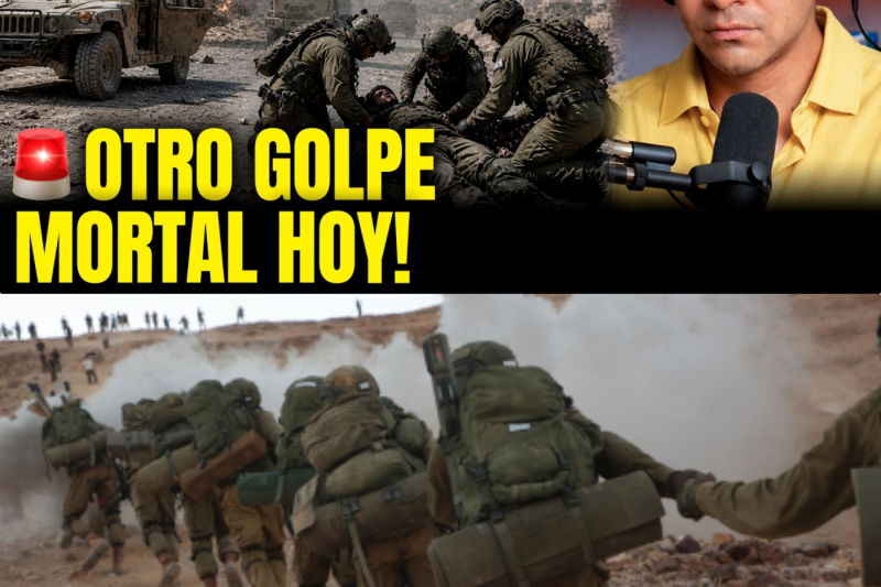 🚨 GOLPE LETAL EN ISRAEL! UN SOLDADO MUERE Y CUATRO RESULTAN HERIDOS