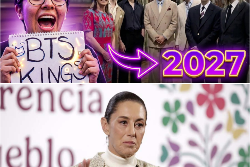 BTS en México 2027: Todo lo que Sheinbaum reveló en la mañanera