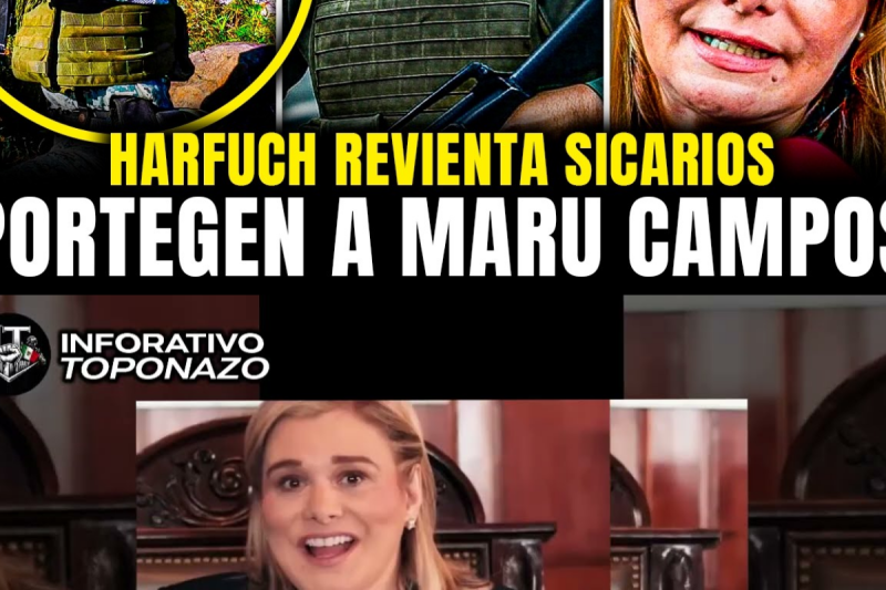HARFUCH ARRASA 47 SICARIOS DISFRAZADOS de POLICÍA que PROTEGÍAN a MARU CAMPOS en EL PINAL