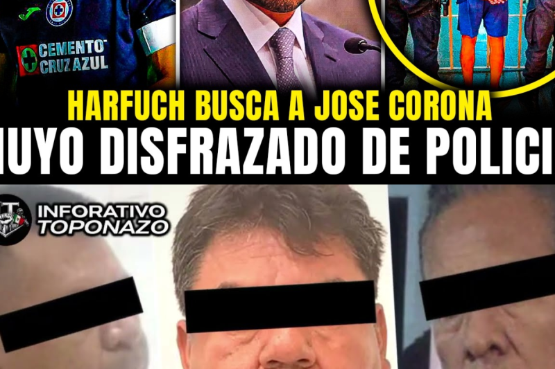 HARFUCH PERSIGUE a JESÚS CORONA tras HUIR DISFRAZADO de POLICIA en MEGAOPERATIVO y se ESCAPA